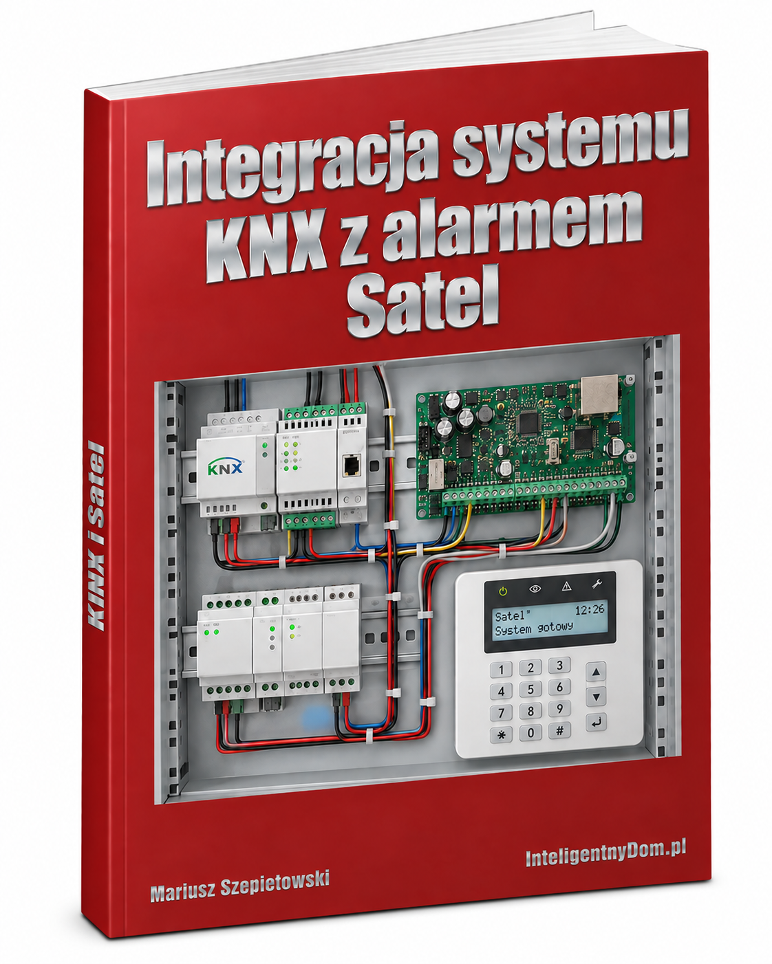 Okładka e-booka Integracja systemu KNX z alarmem Satel